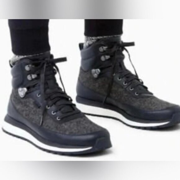 Roots Other - Vintage Roots Black Grey Athleisure Classic hiking Leather fabric Sneakers 11